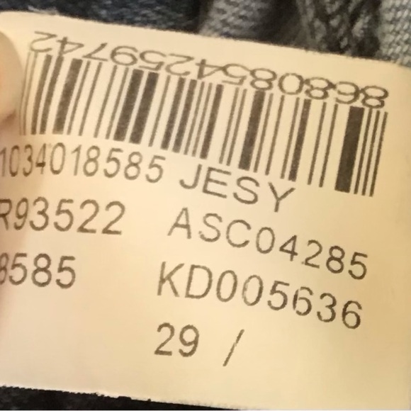 Mavi Jesy low rise jeans skinny ankle zippers embellishment soft lightweight 29 - Picture 10 of 15